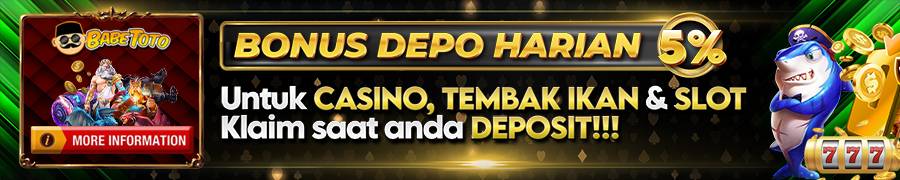 Bonus Deposit Harian 5%